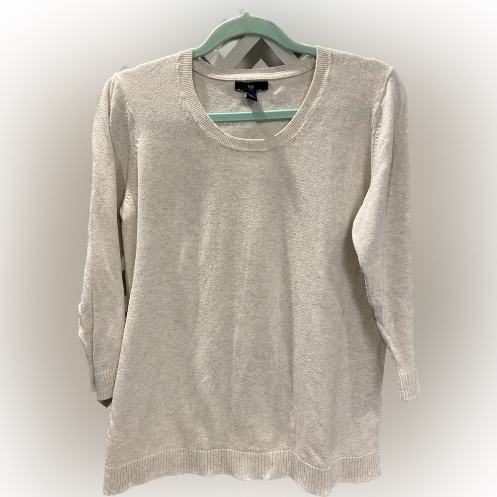 Gap Factory 3/4 Sleeve Light-weight Sweater Size Large